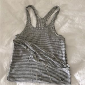 Athletic tank top gray